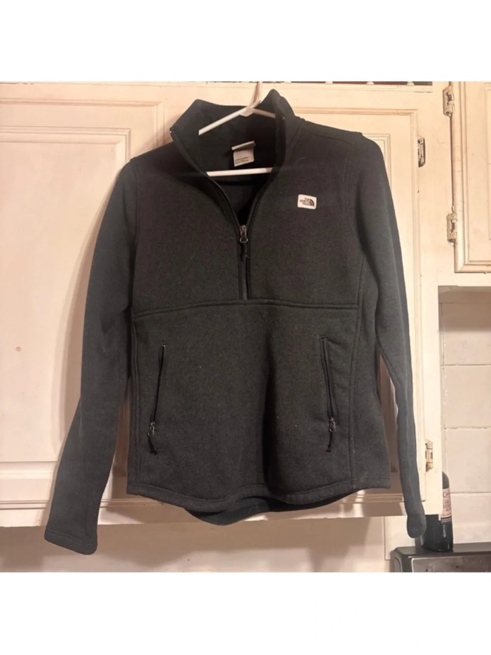 The North Face Gray Half Zip Women’s Fleece Jacket - Picture 2 of 4